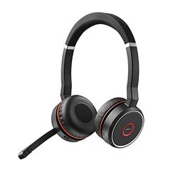 Jabra Evolve 75 SE Auriculares Inalámbricos Estéreo Bluetooth - Micrófono con Supresor de Ruido y Cancelación Activa de Ruidos (ANC) - Certificado para MS Teams, Funciona con Toda Plataforma - Negro