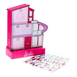 Barbie Lampe maison de rêve avec stickers - Officiellement licencié, Veilleuse personnalisable pour fans de