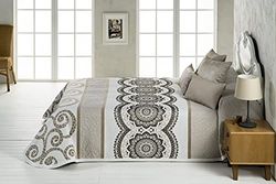 Piqué sprei MISOURI, beige, voor 150 cm brede bedden (250 x 270 cm)