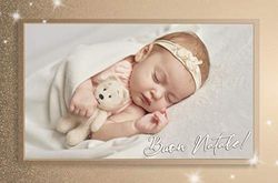 Biglietto di auguri per natale - biglietto d'auguri personalizzato con la tua foto 10 pezzi busta compresa