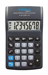 Kalkylator DONAU TECH/K-DT2087-01 8-siffrig rotfunktion/180 x 90 x 19 mm/Färg: Svart/dator med 8-siffrig visning/batteridrift/Kompakt design