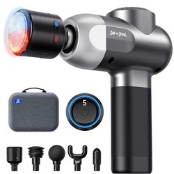 Bob and Brad C2 Pro Massagegeweer met Warmte- en Koude Therapie, Diepteweefsel Massagegeweer met Warmte, Rugmassager voor Thuis, Sportschool, Kantoor, Herstel, Pijn- en Vermoeidheidsverlichting