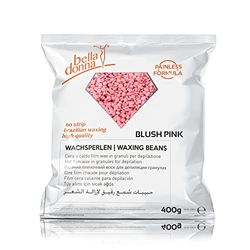 Bella Donna Blush Pink, waxparels voor streepvrije en pijnloze ontharing, 400 g, flexibele en romige consistentie