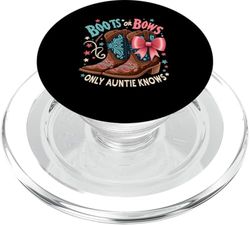 Anuncio de botas o lazos que solo la tía conoce a la tía del bebé PopSockets PopGrip para MagSafe