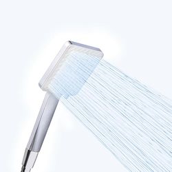 NK Alcachofa de Ducha Cuadrada 6 Modos de Spray - Alta Presión, Diseño Moderno, Filtración Integrada, Material ABS Resistente, Ahorro de Agua, Fácil Instalación y Limpieza