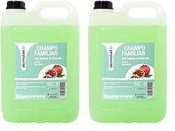 Desmabel Shampoing Familial à l'Essence de Grenade, Carafe Coiffure Professionnel, Sans Paraben, Ph 5.5, Usage Quotidien, Formulation Douce, 5000 ml (Lot de 2)