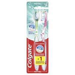 COLGATE Toothbrush MAX White MED Twin