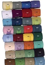 HKM 5121 Lot de 4 Bandages en Polaire Ultra épais 200 cm 300 cm 200 cm Rouge Bordeaux