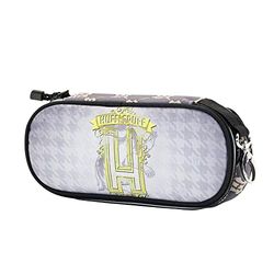 HARRY POTTER Harry Potter voor scholieren., grijs, Eén maat, Pencil Etui Embleem Huffelpuff
