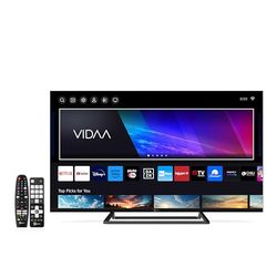 TELE System Smart TV 40 inch Full HD Certified CAM Tivùsat HD TS40FLFHDSMV13, Dual Display, HbbTV, HDR10 HLG, Frameless LED TV aangedreven door VIDAA