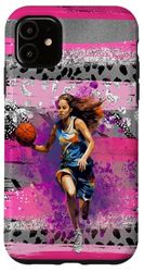 Ragazze Pallacanestro Acquerello Sport Custodia per iPhone 11