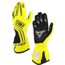 Omp racing Handskar Omp One EVO-X MY24 FIA 8856-2018, Fluo Gul, Storlek L