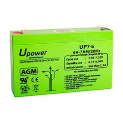 Master U-Power Up Batteri Bly Agm 7Ah 6V