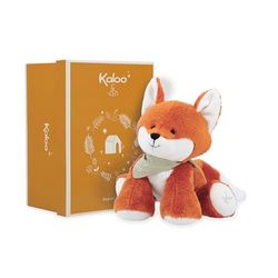 Kaloo - Les Amis - Peluche bebé Paprika o raposa - 17 cm - tecido muito macio - caixa de presente - desde o nascimento, K963488