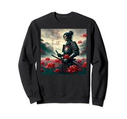 Samurai Japanese Warrior: Bushido Code Japanese Kanji Sudadera