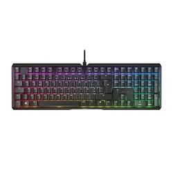 CHERRY XTRFY MX 3.1, Teclado Mecánico para Juegos, Disposición Portuguesa QWERTY, Iluminación RGB, Carcasa De Aluminio, USB-A, Interruptores MX2A Red, Negro, Disposición Portuguesa - QWERTY