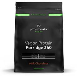 The PROTEIN WORKS - Vegan Protein Porridge 360 | High Protein Breakfast | Plant-Based | Chocolate | 900g