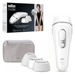 Braun Luz Pulsada Silk-expert Pro 3 PL3230 Depiladora IPL, Eliminación Del Vello En Casa, Con Funda, 3 Cabezales