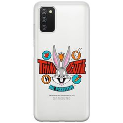 ERT GROUP mobiel telefoonhoesje voor Samsung A03S origineel en officieel erkend Looney Tunes patroon Bugs 020 optimaal aangepast aan de vorm van de mobiele telefoon, gedeeltelijk bedrukt