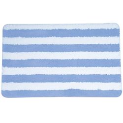 MSV Bath Mat, fabric, Pastel Blue, 80x50x3 cm
