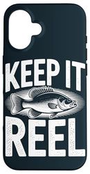Crappie Fishermen Pun Catching Big Slab Fish Case for iPhone 16