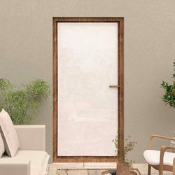 Soleil d’Ocre Celia Tenda in voile per porta finestra, da 90 x 200 cm, di colore bianco