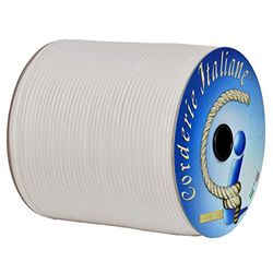 Paracord 550 Type III Basic, wit 4 mm - 30 m, kern 7 draden, 100% Made in Italy 006078685 Corderie Italiane