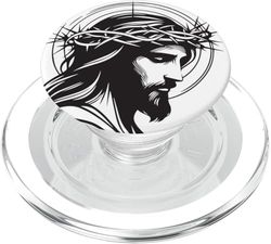 Gesù Corona di Spine Halo Cristo Crocifissione Spirituale PopSockets PopGrip per MagSafe
