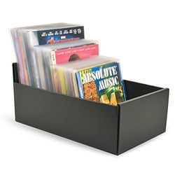 Djois Made by Opbergdoos, zwart, voor cd's, dvd's, Blu-Ray hoesjes, optimale capaciteit 80 schijven, 26 x 8,5 x 16 cm, 1 stuk, 10290