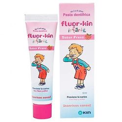 FLUORKIN PASTA INFANTIL FRESA 50 ML PARA2