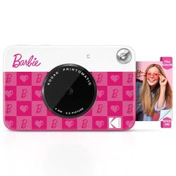 Barbie x Kodak Printomatic Cámara Digital a Color – Cámara Portátil Barbie 5MP Imprime Fotos Coloridas 2x3” Autoadhesivas – Estilo Icónico