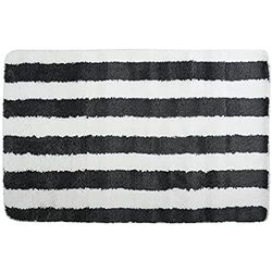 MSV badmat microvezel 50 x 80 cm 'deauville' grijs, 80 x 50 cm