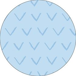 Bonateks, Runt digitalt tryckt musmatta, halkfri undersida, för kontor och hem, diameter: 22 cm