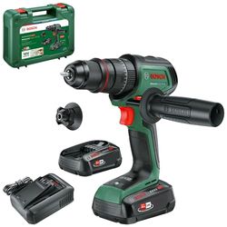 Bosch Taladro de percusión con batería AdvancedImpact 18V-80 QuickSnap (taladrar con percusión/atornillar; sist. 18V; Brushless; 82 Nm; portabrocas met. 13 mm; batería y cargador)