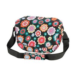 KlickFix Sacoches de Guidon Adulte Unisexe, Happy Flowers, 25X19X8Cm