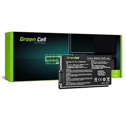 Green Cell Batería estándar A32-F80 para portátiles ASUS F50, F50GX, F50Q, F50SV, F50Z, F80, F80S, N60, N80, X60, X61, X61G, X61GX, X61S, X61SL y X61Z (6 Celdas, 4400 mAh, 11,1 V), Color Negro