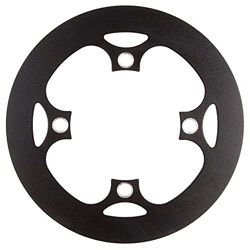 M-Wave Pd-g-104-sl, Copricatena in Alluminio anodizzato Nero con Foro Circolare 104 mm Unisex Adulto, BlackOne, für 46 Zähne