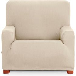 ECOMMERC3 Universal and Versatile 1 Seater Sofa Cover - Ecru Colour Protector Easy to Install for Back, Seat and Arms