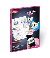 Maped Creativ - Animaker Flash Poetic - Tworzenie animacji - Kompletny zestaw z notatnikiem do kolorowania + ołówkami i materiałami Instrukcje i Dostęp do Aplikacji Animaker - Od 6 lat