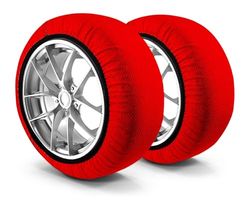 kippen 1169A - Par de fundas de nieve homologadas EN 16662-1 para coches, SUV y furgonetas, talla XS