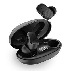 Stereo Bluetooth Dual Pod Earbuds Cool Feel Hoofdtelefoon, zwart