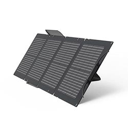 ECOFLOW Panel Solar Portátil 110W, Cargador Solar Plegable Fijable a Soporte Ajustable, Resistencia al Agua IP67 para Acampadas al Aire Libre, Interiores, Autocaravanas