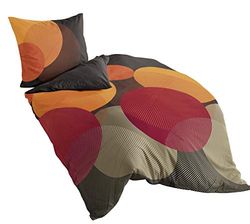 Bierbaum 6155_09 Conjunto de capas para edredão, 155 cm x 220 cm, cor castanha
