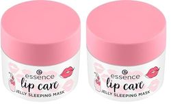 Essence Máscara Nocturna Jelly Lip Care, Hidratar/Humectar, Regenerar, Cuidado, En Gel (8G) (Paquete de 2)