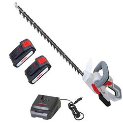IKRA tijeras cortasetos a batería IAHS 20-1, incl. 2x batería y cargador rápido, longitud de corte 54cm