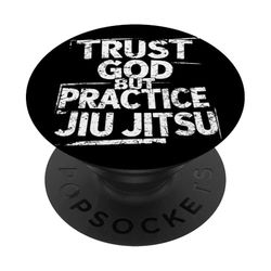 Entrena Jiu Jitsu con Mente Fuerte y Disciplina PopSockets PopGrip Adhesivo