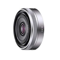 Sony SEL16F28 - Alvo para Sony (distância focal fixa 16 mm, abertura f/2,8-22, diâmetro: 49 mm) prateado