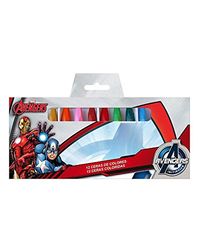 LOS Vengadores Marvel Caja de 12 Ceras de Colores