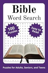 Bible Word Search Puzzle Book: Puzzles for Adults, Seniors, and Teens