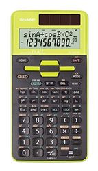 Sharp EL-531TG - Calculadora (Bolsillo, Calculadora científica, 10 dígitos, 2 líneas, Batería/Solar, Negro, Verde)